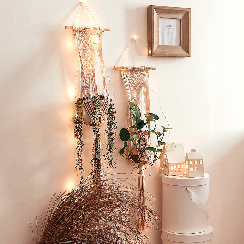 Lace Hanging Flower Pot