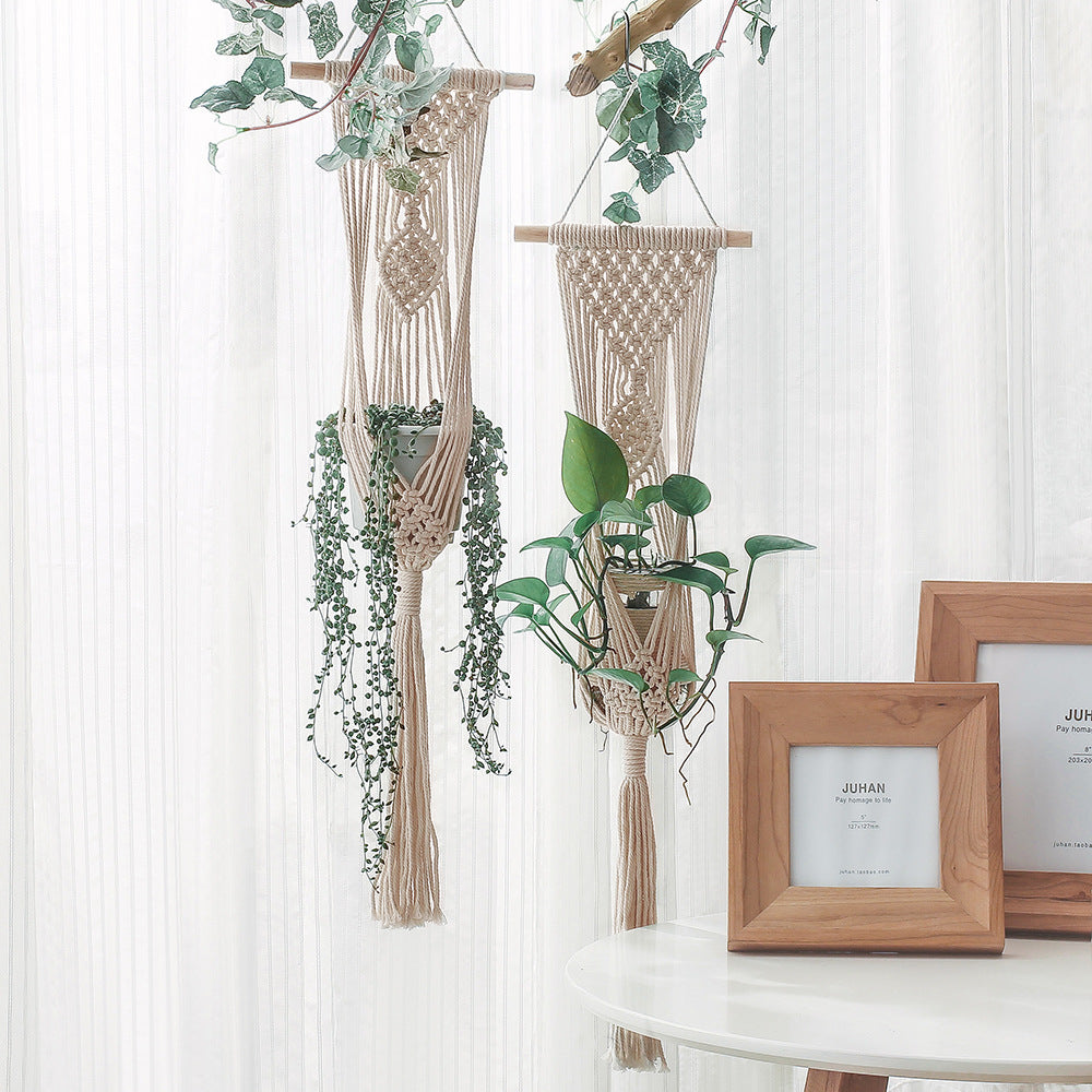 Lace Hanging Flower Pot