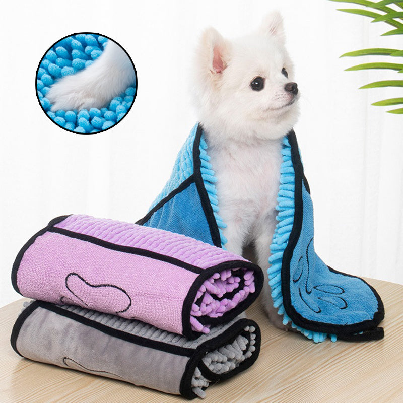 Super Absorbent Dog Bathrobe Microfiber Towel Dog and cat